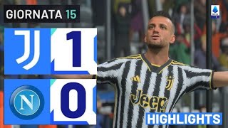 JUVENTUSNAPOLI highlights FC24 PS5 [upl. by Llejk514]