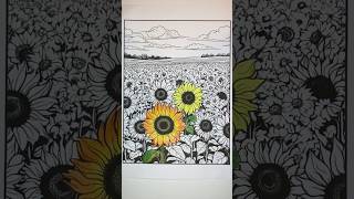 Sunflower Coloring book🌻 [upl. by Sanford186]