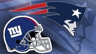 Super Bowl 2012 New England Patriots vs New York Giants [upl. by Halimak]