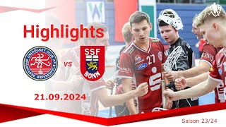 UHC Sparkasse Weißenfels vs SSF Dragons Bonn Highlights 21092024 [upl. by Ained559]