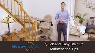 Quick and Easy Stair Lift Maintenance Tips  Lifeway Mobility [upl. by Rogerio407]