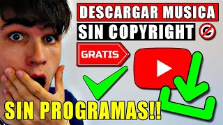 ✅ Cómo DESCARGAR MÚSICA de YOUTUBE audio GRATIS a tu PCCelular SIN PROGRAMAS 2024 👉Fácil y Rápido [upl. by Philipp797]