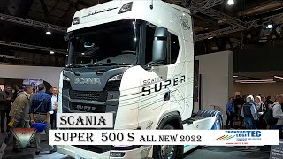 2022 Scania Super 500 S Interior and Exterior Walkaround Transpotec Logitec 2022 [upl. by Anihsat]