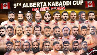 LIVE  Alberta Kabaddi Cup 2024  Canada Kabaddi [upl. by Wileen881]