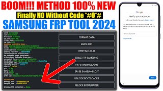 FinallyNo 0 All Samsung Frp Bypass 2024 enable adb fail android 13 14 one click new tool 2024 [upl. by Atinna]