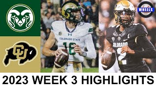 18 Colorado vs Colorado State INCREDIBLE GAME  College Football Week 3  2023 College Football [upl. by Cl]