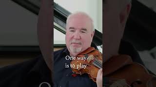 The NY Philharmonic Leader Cheats  Glenn Dicterow violin shorts [upl. by Deuno]