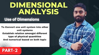 Class11 physics  Units And Measurement  Dimensional AnalysisPart02 [upl. by Tnarud234]