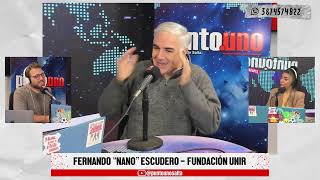 FERNANDO quotNANOquot ESCUDERO nos cuenta el trabajo de la FUNDACIÓN UNIR  Punto Uno LIVE  2609 [upl. by Annola]