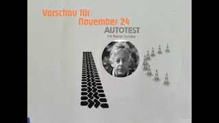 Autotest  Vorschau November 24 [upl. by Hadley]