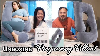 Unboxing amp Trying Momcozy Pregnancy Pillow  Husband Love It  by jemliz vlogs [upl. by Desiree]