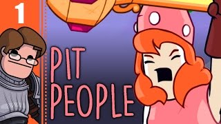 Lets Play Pit People Coop Part 1  Horatio Dies [upl. by Ydurt]