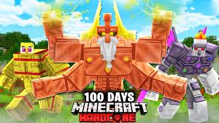 I Survived 100 Days as a Titan Copper Golem in Hardcore Minecraft FULL MOVIE [upl. by Noiram]