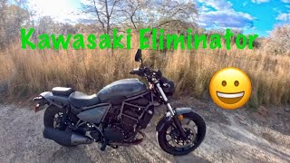 Kawasaki Eliminator ride and motovlog [upl. by Enaitsirk]