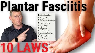 The 10 Laws of Plantar Fasciitis Recovery [upl. by Ahsinad]