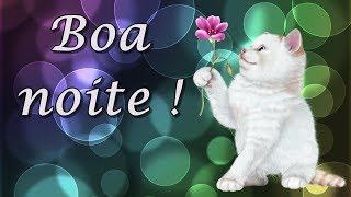 Mensagem de boa noite  TEMPO DE SER FELIZ   para whatsapp facebook  gif boa noite [upl. by Tnahsarp]