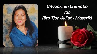 LIVESTREAMING  Uitvaart en Crematie van Rita TjonAFat  Massriki [upl. by Venice]