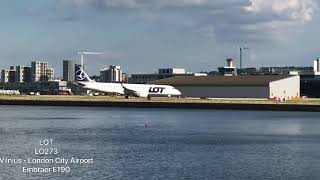 Plane Spotting at LCY London City Airport  14072021 [upl. by Ihculo83]