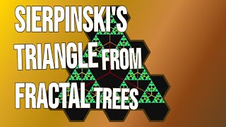 Sierpinskis Triangle From a Fractal Tree [upl. by Lydia680]