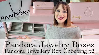 Pandora Jewellery Box Unboxing PLUS Customized Pink Small Pandora Jewelry Box  Mini Pandora Haul [upl. by Nesyla]