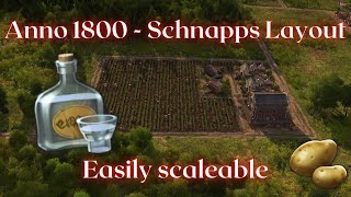 Easy schnapps Layout for Anno1800 scaleable [upl. by Evangelina]