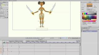 How to create a forward walk cycle in Anime Studio Pro  MOHO Pro [upl. by Sharon]