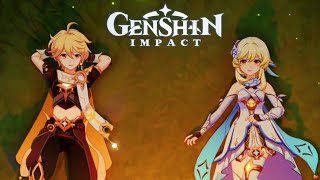 Aether amp Lumine Reunited Cutscene  Genshin Impact Xianyun Story Quest [upl. by Llebyram567]