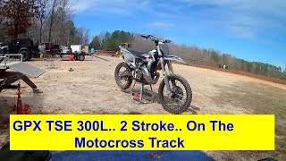 GPX TSE 300L 2 Stroke on the Motocross Track [upl. by Eninahs]