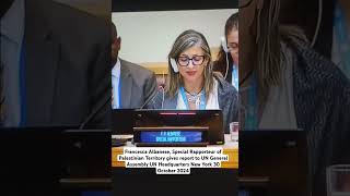 UN General Assembly quot Context to the genocidequot Special Rapporteurs report shorts [upl. by Redan]