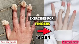 Exercises For Fingers  Hand  5 min Best Finger Workout Slim Finger Longer amp beauty Hand in Week [upl. by Dickey]