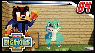 Minecraft  Modded Digimobs Survival 04  DEMIVEEMON EVOLVE INTO VEEMON [upl. by Boj]