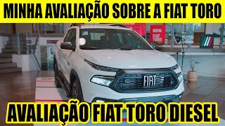 AVALIAÇÃO FIAT TORO DIESEL PONTOS POSITIVOS E NEGATIVOS [upl. by Atiuqet]