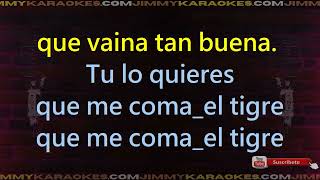 Lola Flores Que Me Coma El Tigre Karaoke [upl. by Krm]