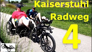 KaiserstuhlRadweg  Radtour im Elsass Schwarzwald und Kaiserstuhl Liegerad Recumbent on Tour [upl. by Hospers800]