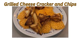 Grilled cheese Cracker and Chips great with dips or just on its own grilledcheese fingerfood [upl. by Lekzehcey]