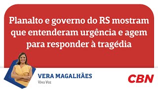 Planalto e governo do RS mostram que entenderam urgência e agem para responder à tragédia [upl. by Yesllek150]