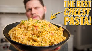 The Best CHEESY Cajun Pasta I Have EVER Had [upl. by Nyvrem926]