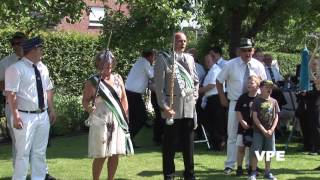 Bundesfest 2016  Ausholen des Jubilarkaiser Stefan Kümper [upl. by Wiles]