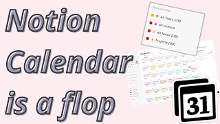 How to use Notion Calendar even though the launch was a mess [upl. by Alikee]