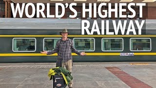 We Rode the Worlds Highest Railway  Tibet Train Ride from Beijing to Lhasa [upl. by Winwaloe]