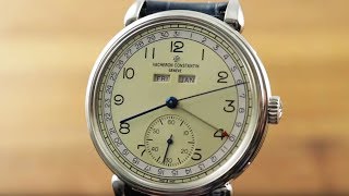 Vacheron Constantin Historique Triple Calendrier 1942 3110V000AB426 Luxury Watch Review [upl. by Kyte]