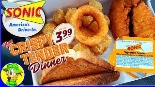 Sonic®  Crispy Tender Dinner  Food Review 🚗🔊🐔 [upl. by Alexis]