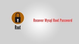 Recover Mysql Root Password [upl. by Andi]