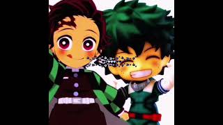 headcanons edit crackship rareship rarepair kny bokunoheroacademia deku x tanjiro [upl. by Yorgerg]