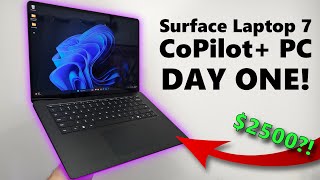 Surface Laptop 7 CoPilot PC EARLY Benchmarks Gaming and First Impressions [upl. by Killie]