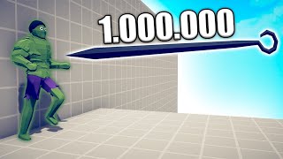 1000000 DAMAGE SKEWER vs EVERY BOSS  TABS  Totally Accurate Battle Simulator 2024 [upl. by Errick]