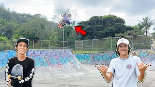 UNBELIEVABLE SKATING at Hawaii’s North Shore  Heimana Reynolds amp Carson Hancock [upl. by Reckford460]