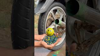 Bike Silencer jam kar Diya😅😅 funny shortsviral experiment automobile ytshorts [upl. by Sylirama]