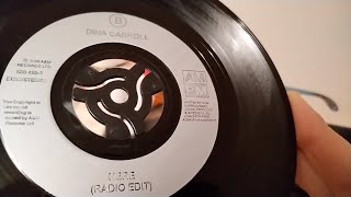 Here Radio Edit  Dina Carroll  1993 AampM 45rpm Vinyl Single  1963 Bush SRP31D Record Player [upl. by Livvie456]