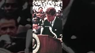 John F Kennedy Moon Speech 🇺🇸 [upl. by Mackenie]